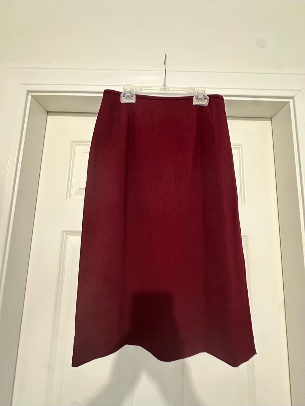 Kasper Deep Burgundy Skirt